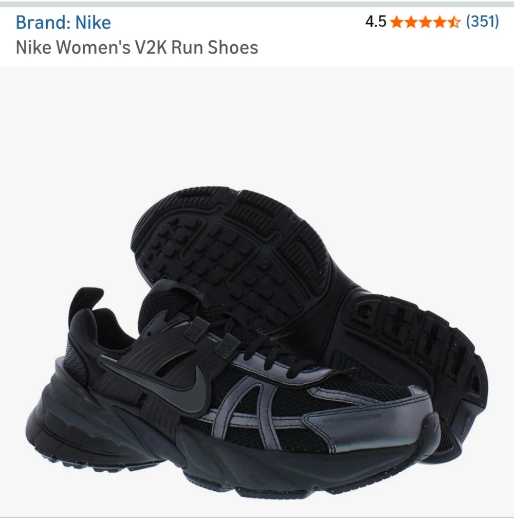Nike Women's V2K Run Shoes Black
